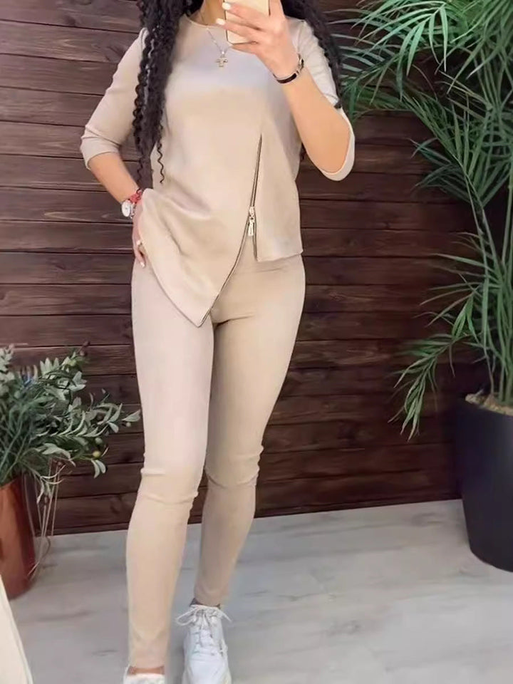 Artisio | Women Asymmetric Zip Co Ord Set
