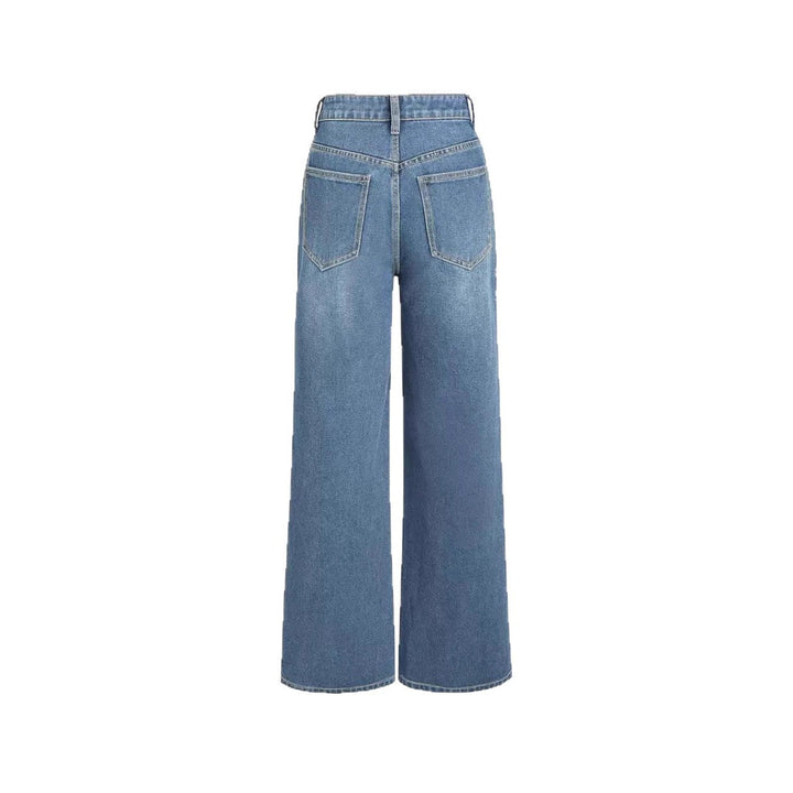 Artisio | Women Asymmetrical Wide Leg Jeans