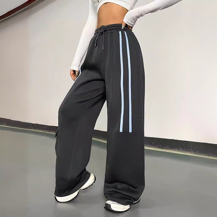 Artisio | Women Athletic Stripe Cargo Pants