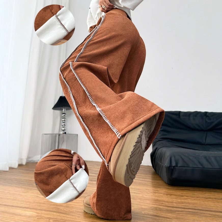 Artisio | Women Autumn Cozy Wide Pants