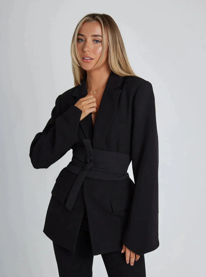 Artisio | Women Belted Blazer