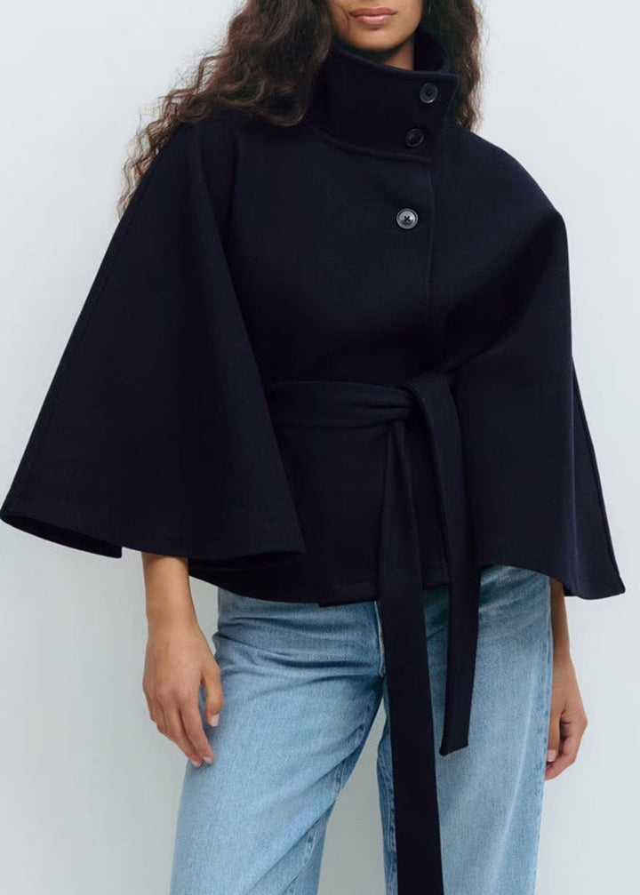 Artisio | Women Belted Cape Style Jacket