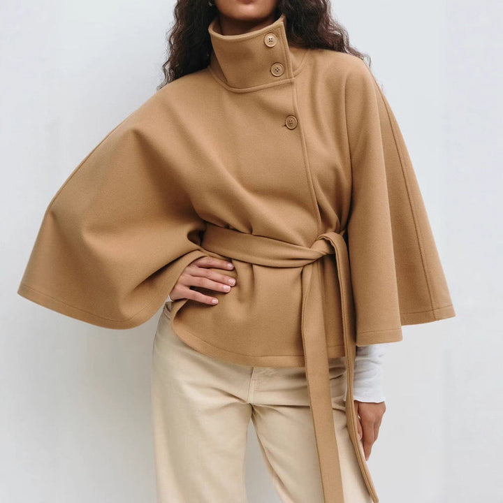 Artisio | Women Belted Cape Style Jacket