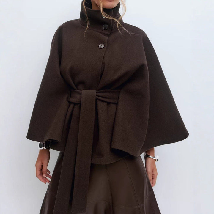 Artisio | Women Belted Cape Style Jacket