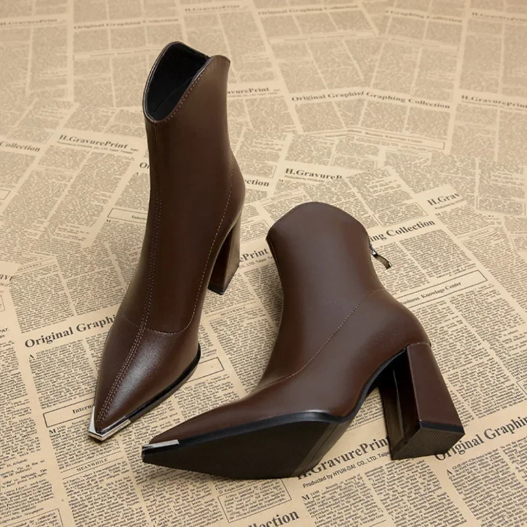 Artisio | Women Block Heel Orthopedic Boots