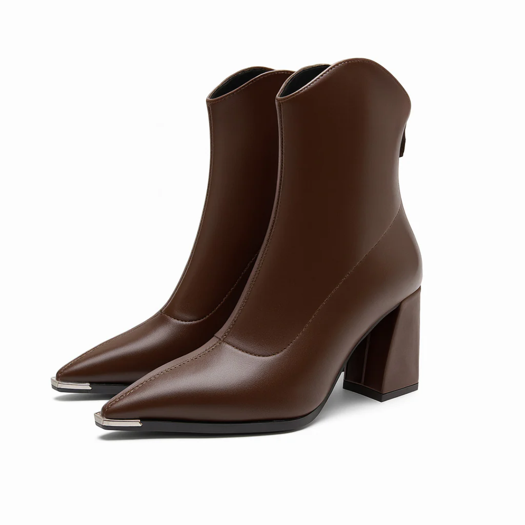 Artisio | Women Block Heel Orthopedic Boots