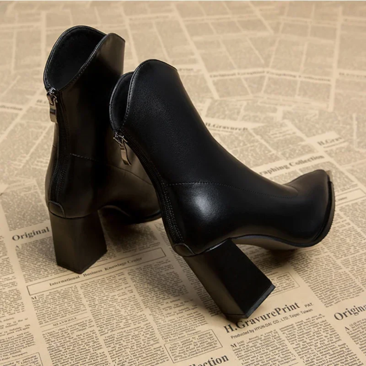 Artisio | Women Block Heel Orthopedic Boots