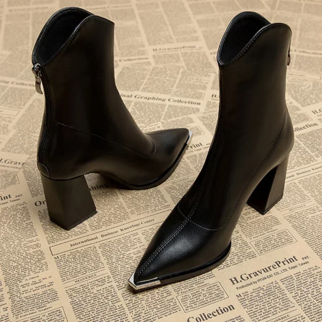 Artisio | Women Block Heel Orthopedic Boots