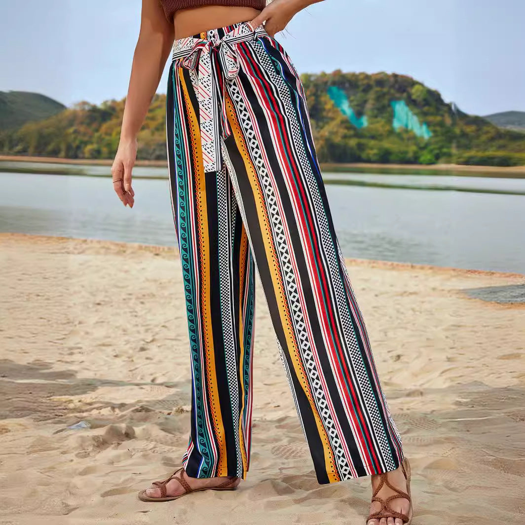 Artisio | Women Bohemian Stripe Pants