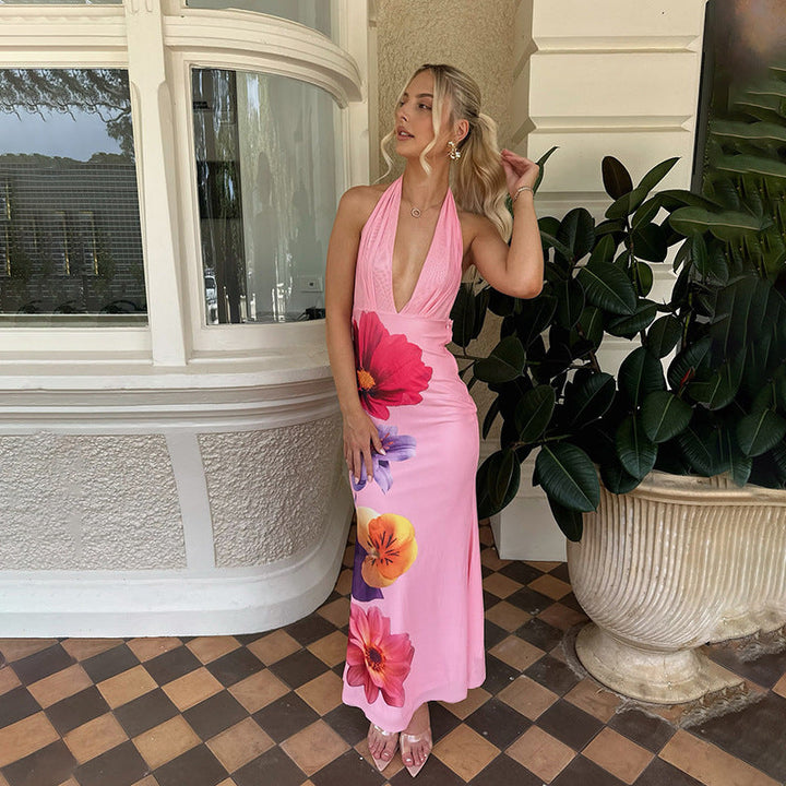 Artisio | Women Bold Floral Maxi Dress