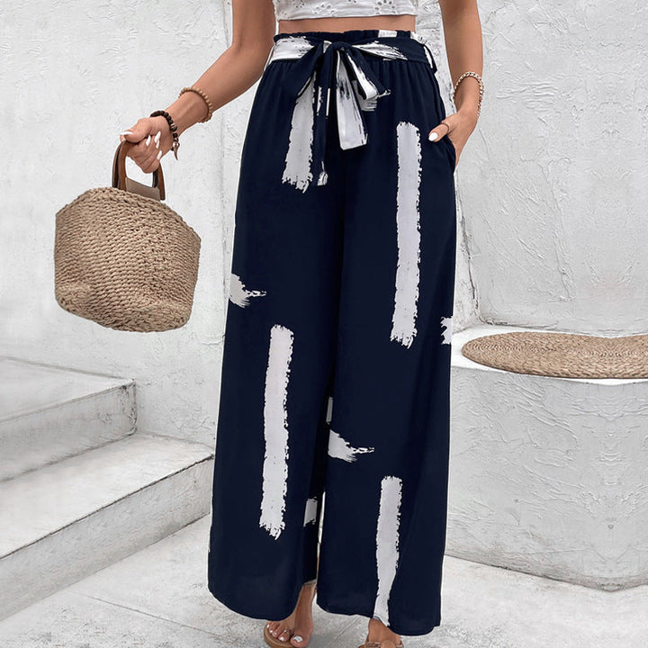 Artisio | Women Brush Stroke Print Pants
