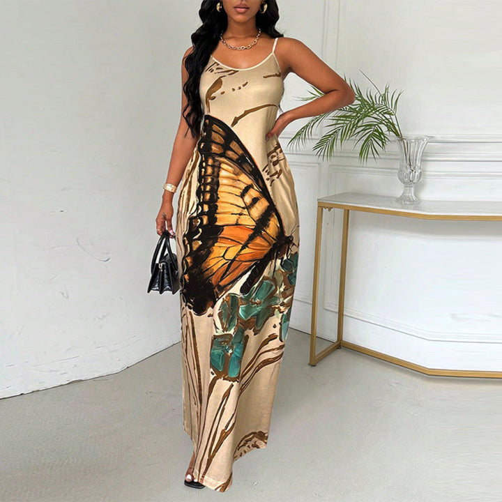 Artisio | Women Butterfly Maxi Dress