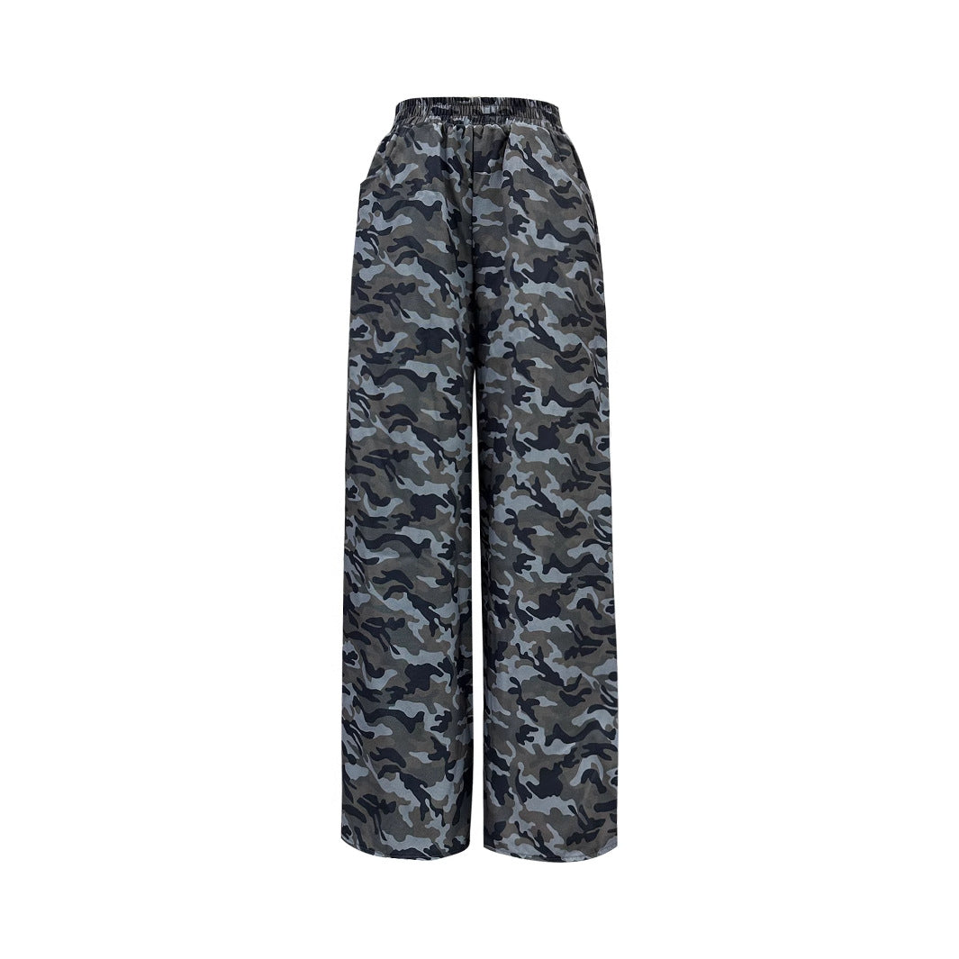 Artisio | Women Camo Military Wide Pants