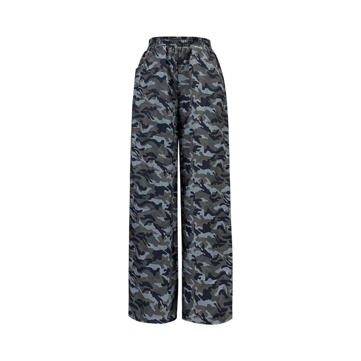 Artisio | Women Camo Military Wide Pants