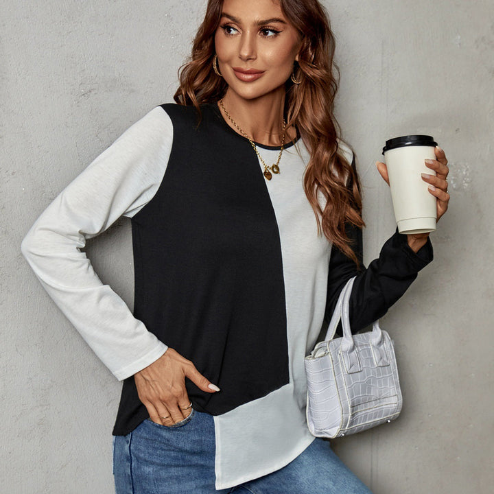 Artisio | Women Casual Split Tone Top
