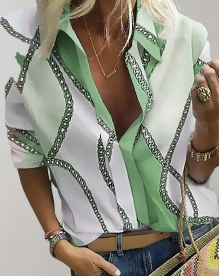 Artisio | Women Chain Print Shirt
