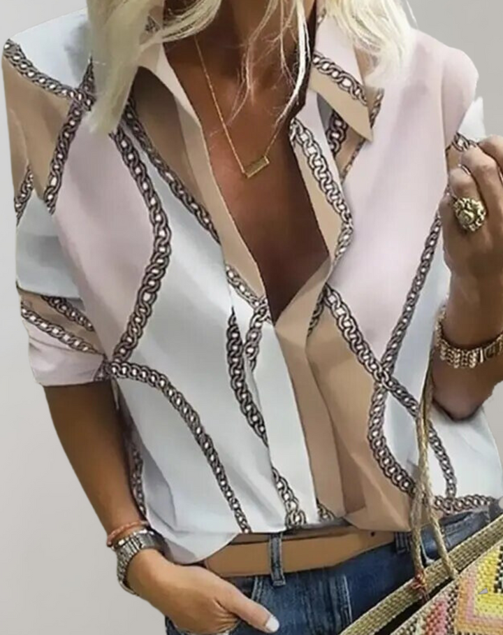 Artisio | Women Chain Print Shirt
