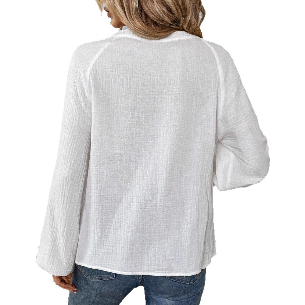 Artisio | Women Chic Bohemian V-Neck Blouse