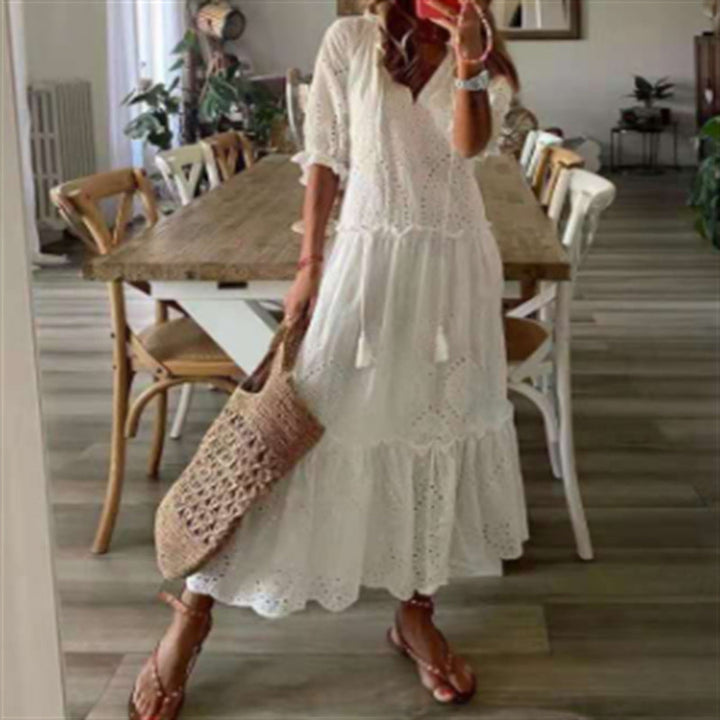 Artisio | Women Chic Boho Maxi Dress