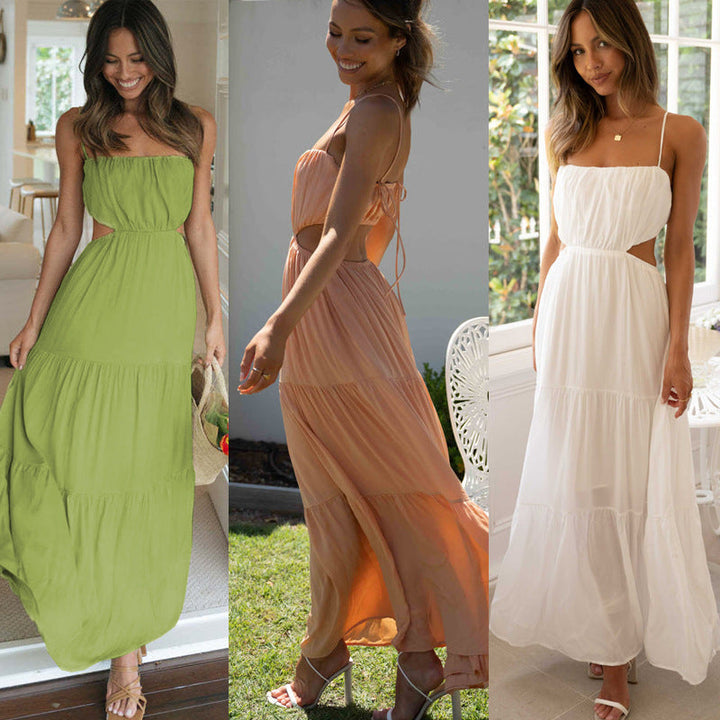 Artisio | Women Chic Cutout Maxi Dress