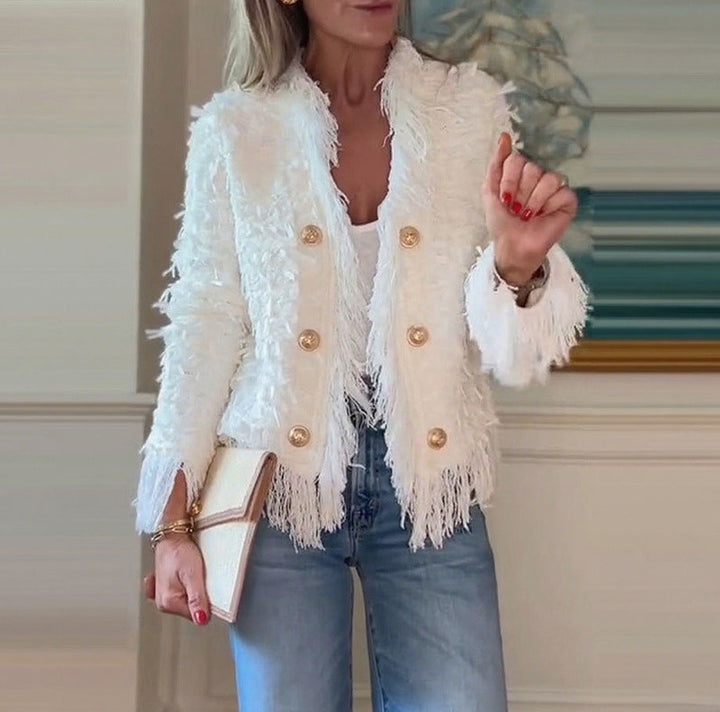 Artisio | Women Chic Fringe Jacket
