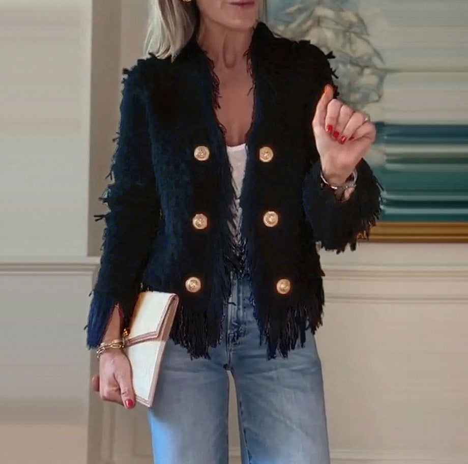 Artisio | Women Chic Fringe Jacket