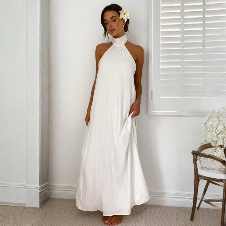 Artisio | Women Chic Halter Maxi Dress