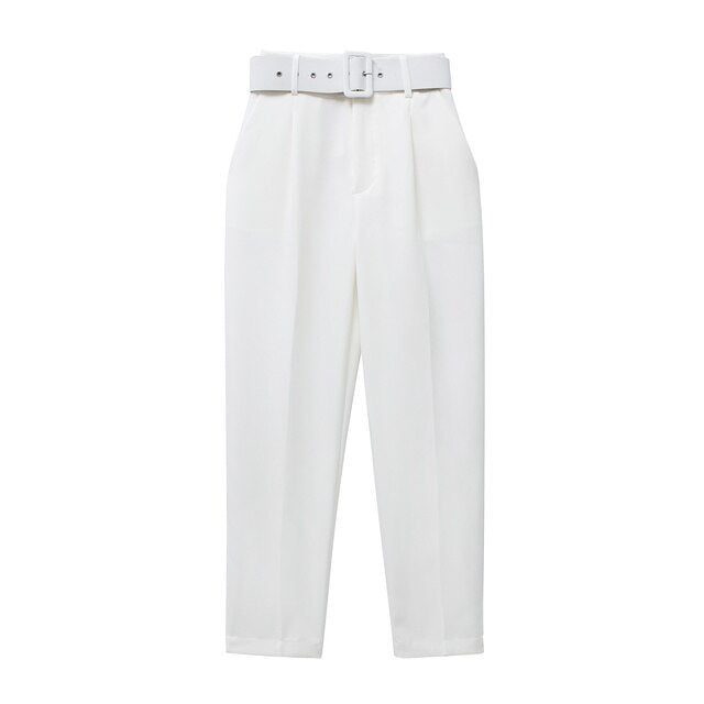 Artisio | Women Chic High Waist Trousers