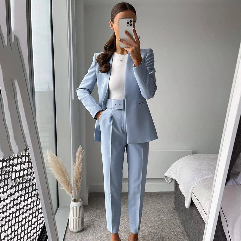 Artisio | Women Chic High Waist Trousers