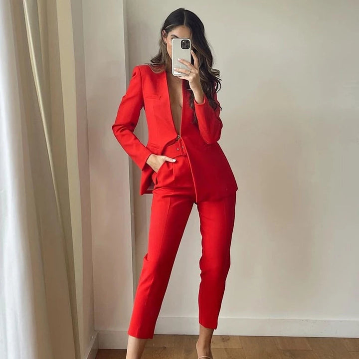 Artisio | Women Chic High Waist Trousers