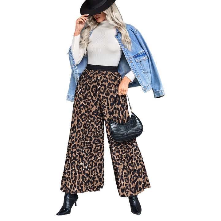 Artisio | Women Chic Leopard Flow Pants