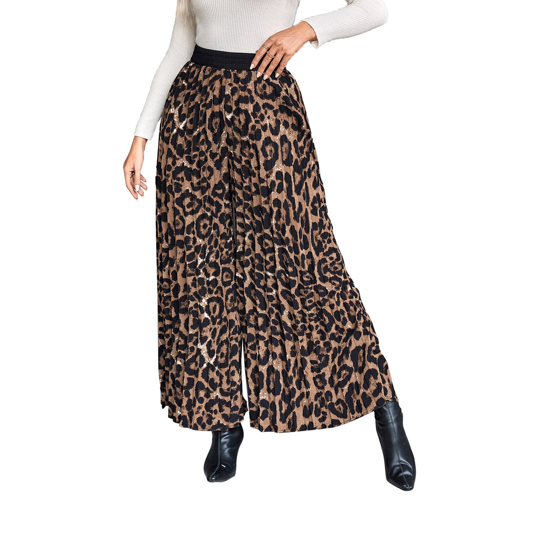 Artisio | Women Chic Leopard Flow Pants