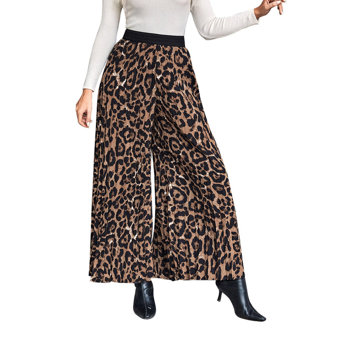 Artisio | Women Chic Leopard Flow Pants