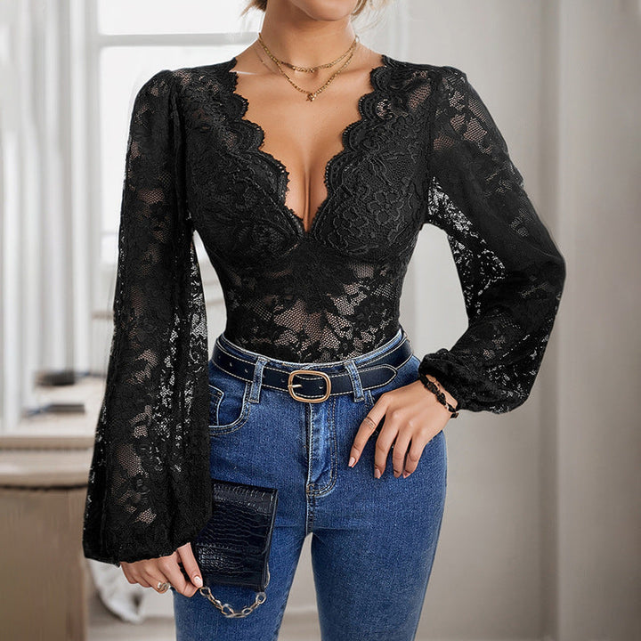Artisio | Women Chic Mesh Bodysuit