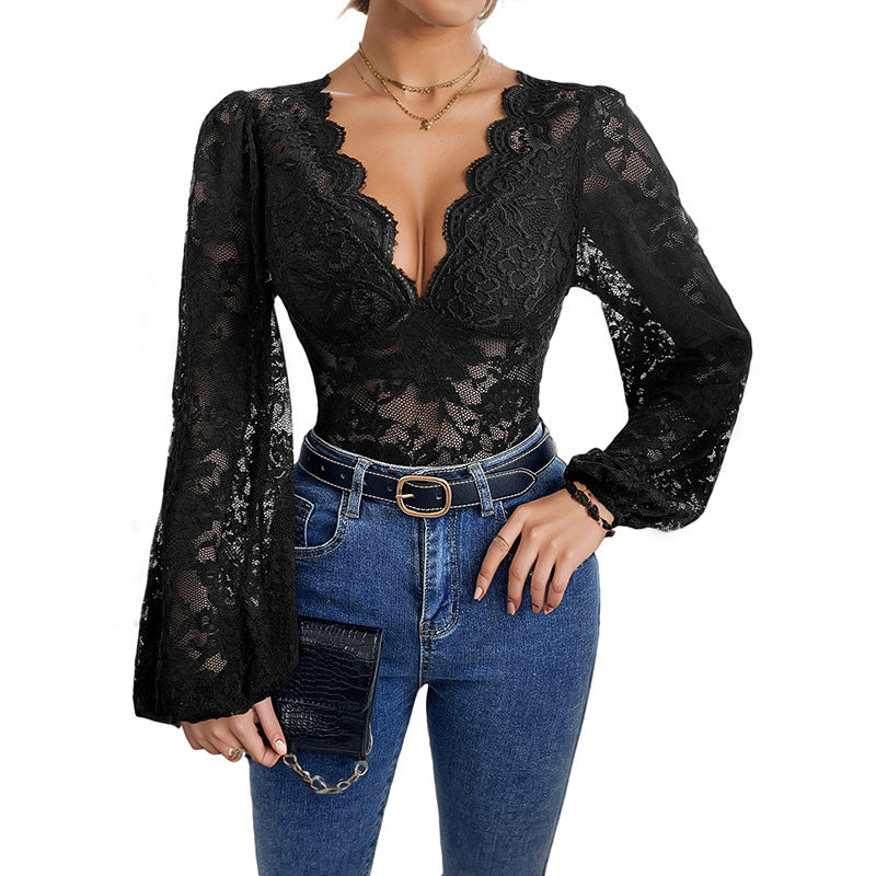 Artisio | Women Chic Mesh Bodysuit