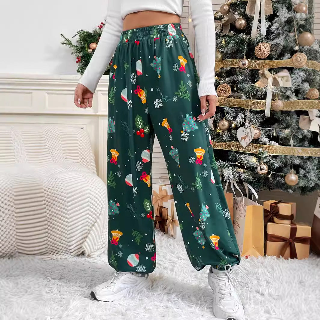 Artisio | Women Christmas Joy Wide Pants