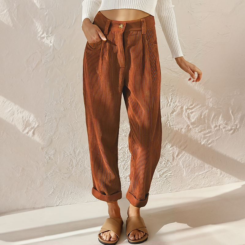 Artisio | Women Classic Corduroy Pants