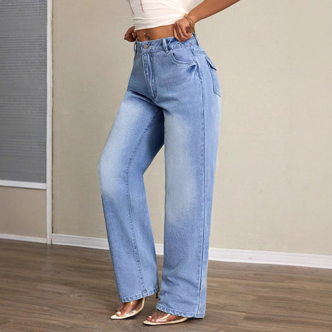 Artisio | Women Classic Light Wash Jeans