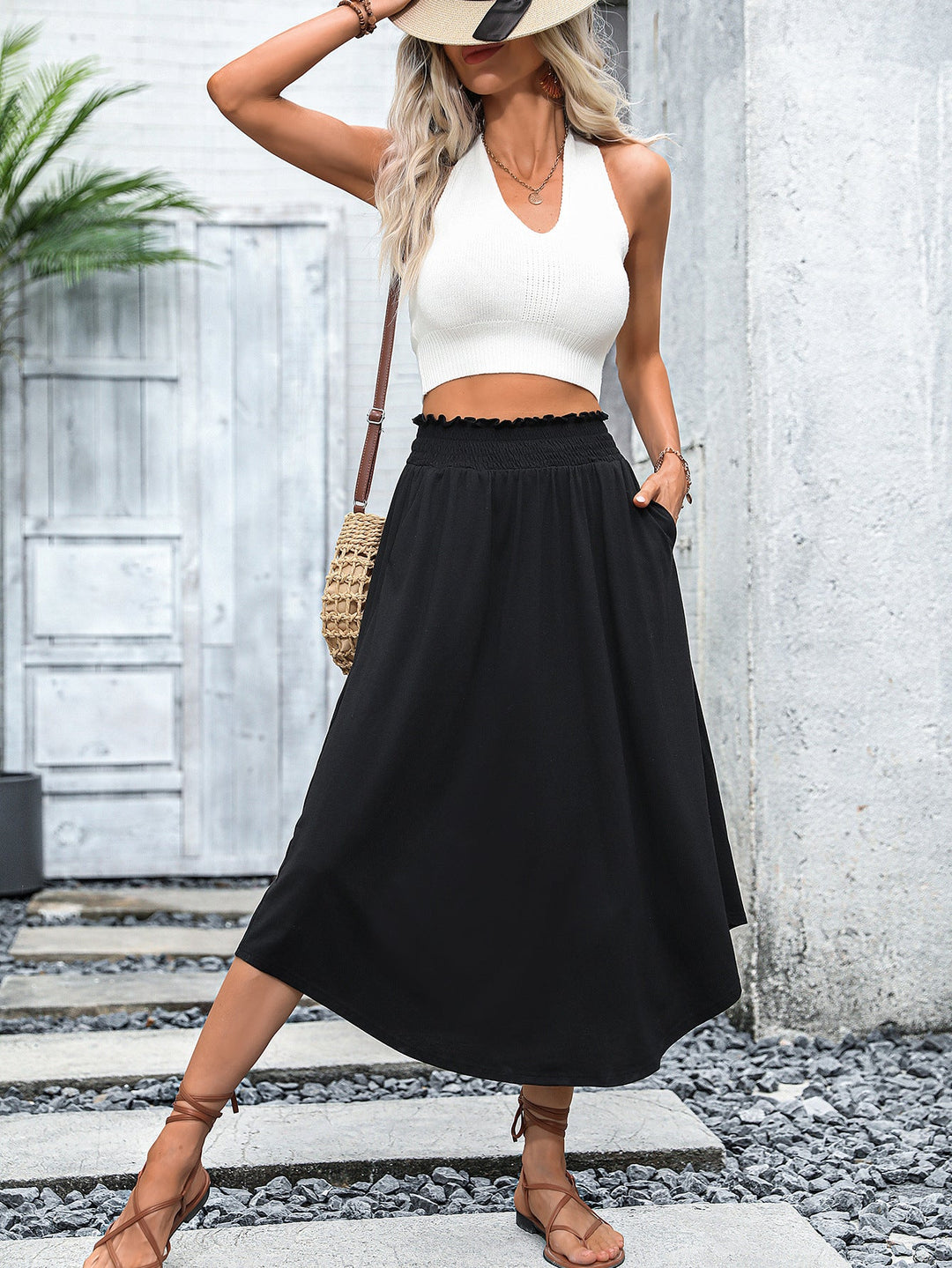 Artisio | Women Comfortable Flow Skirt