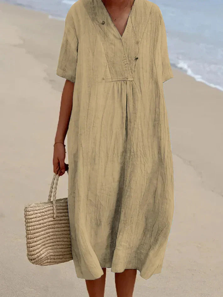 Artisio | Women Crinkle Midi Dress