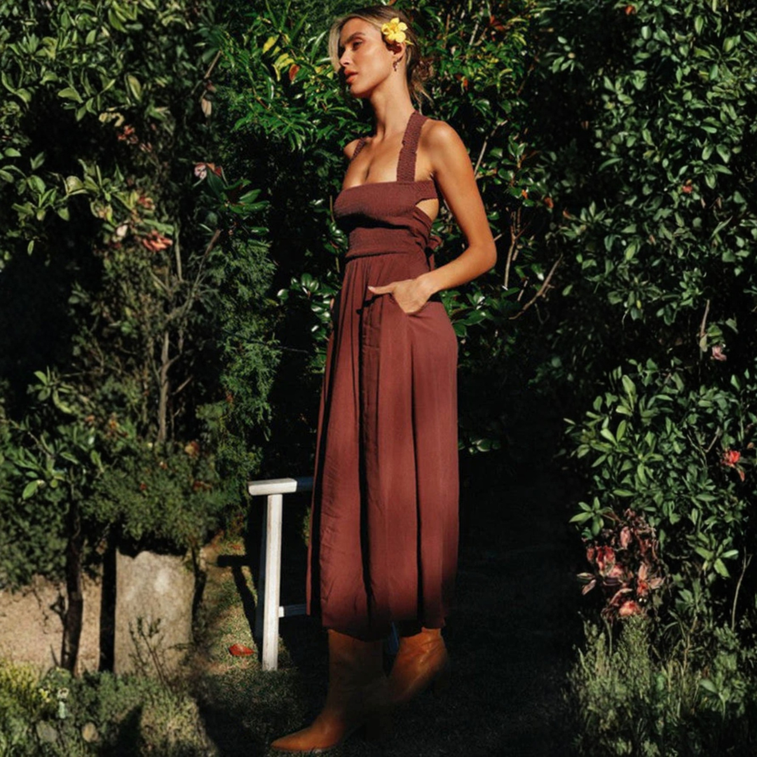 Artisio | Women Criss Cross Maxi Dress