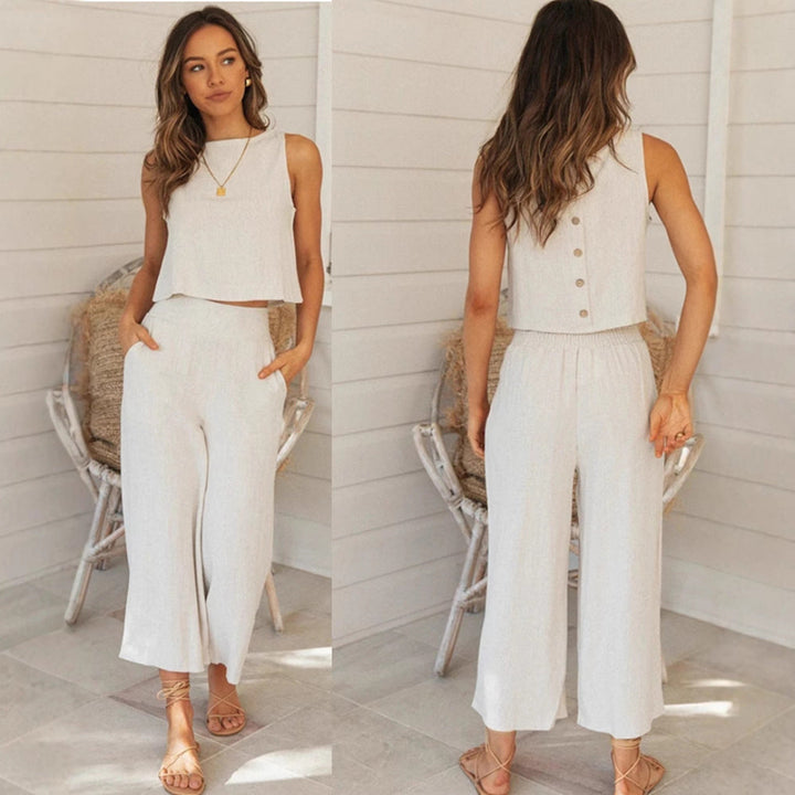 Artisio | Women Crop Top Lounge Set