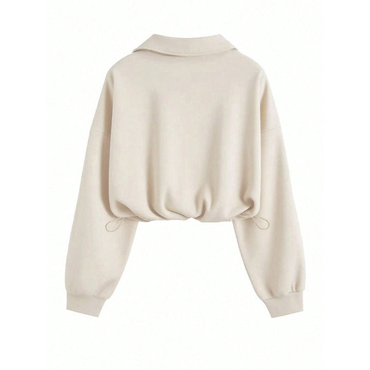 Artisio | Women Crop Zip Sweatshirt