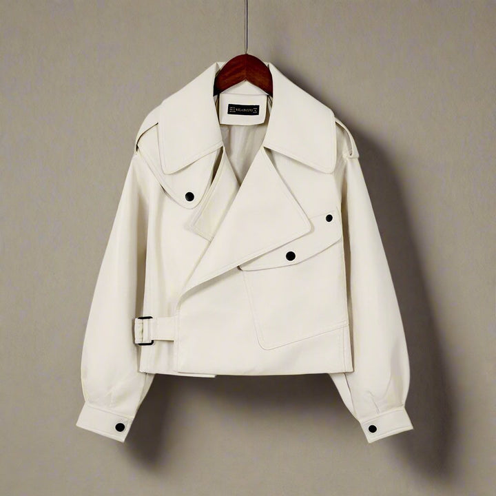 Artisio | Women Cropped Trench Jacket