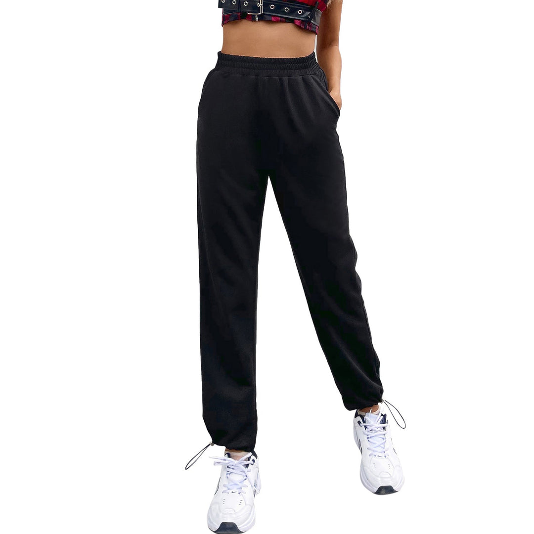Artisio | Women Drawstring Ankle Jogger Pants
