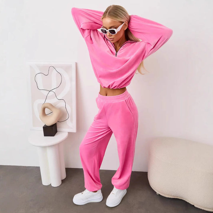 Artisio | Women Effortless Velour Co Ord