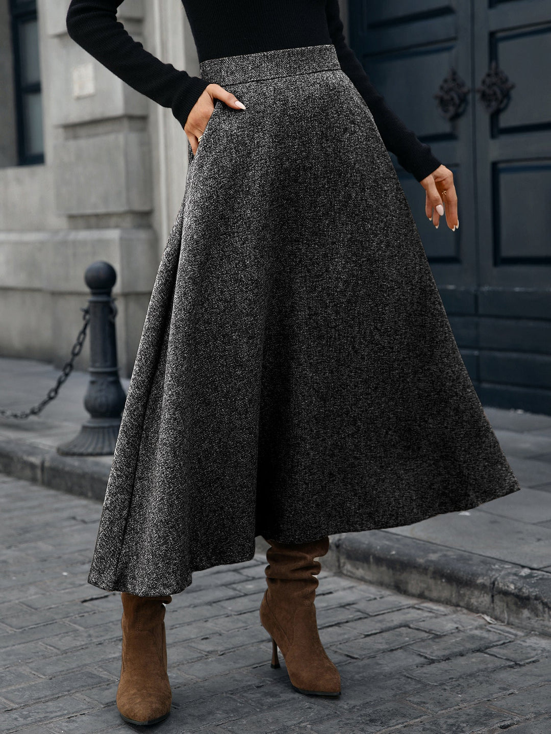 Artisio | Women Elegant A-Line Skirt