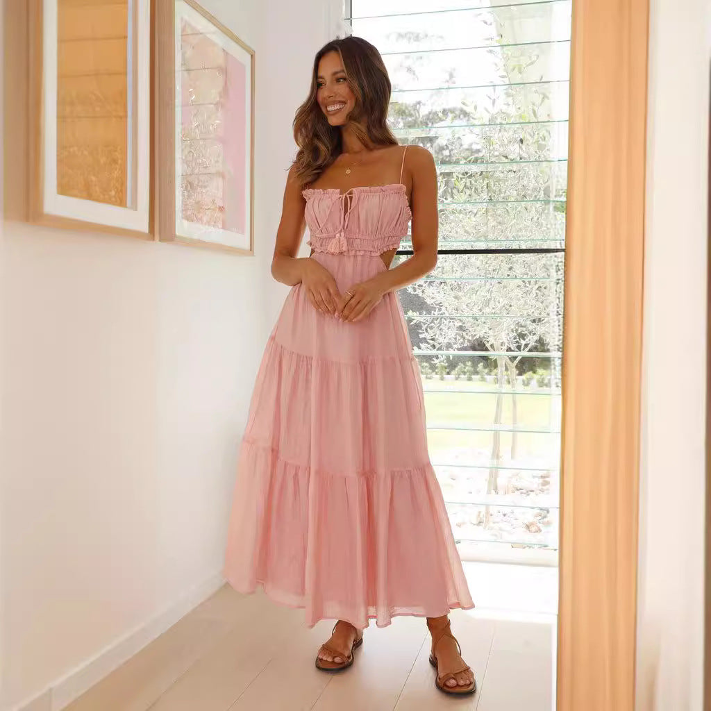 Artisio | Women Feminine Tiered Maxi Dress