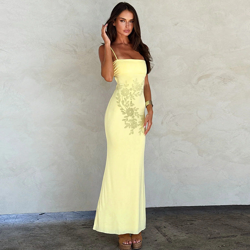 Artisio | Women Fitted Summer Maxi Dress