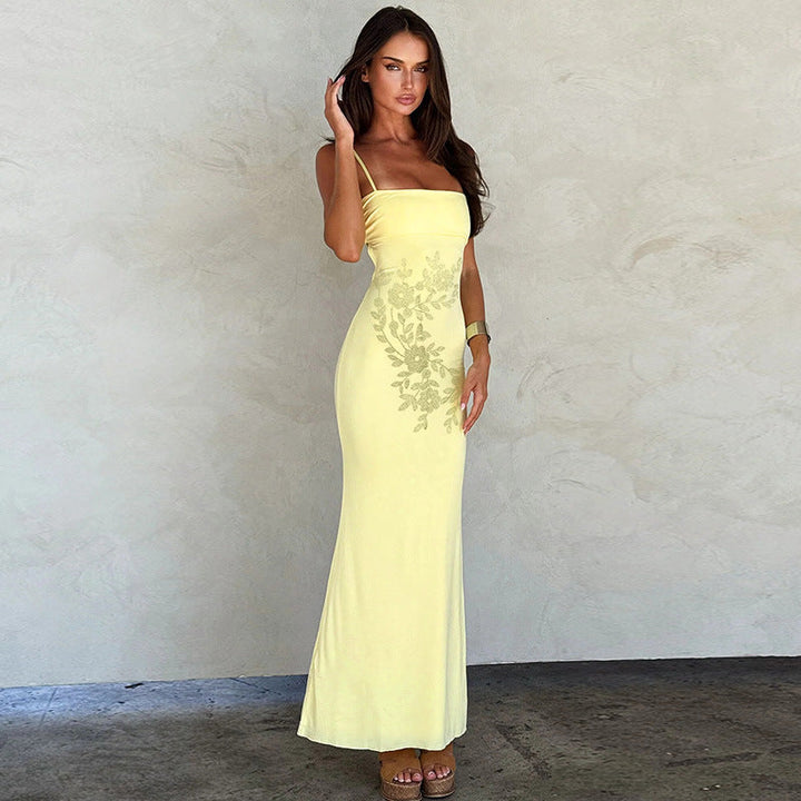 Artisio | Women Fitted Summer Maxi Dress